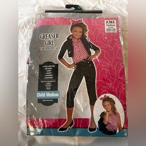 Girls “grease” 50s style costume size medium
